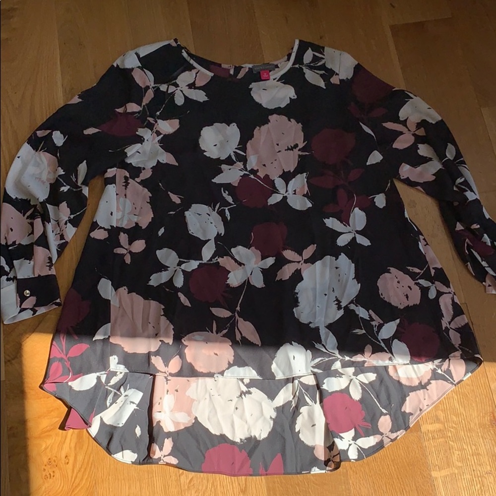 Vince Camuto High Low Blouse